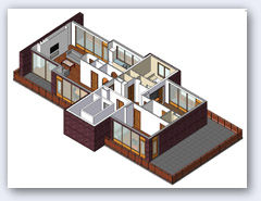 Appartementen in 3D